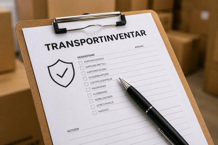 Transportversicherung von Umzugslegenden